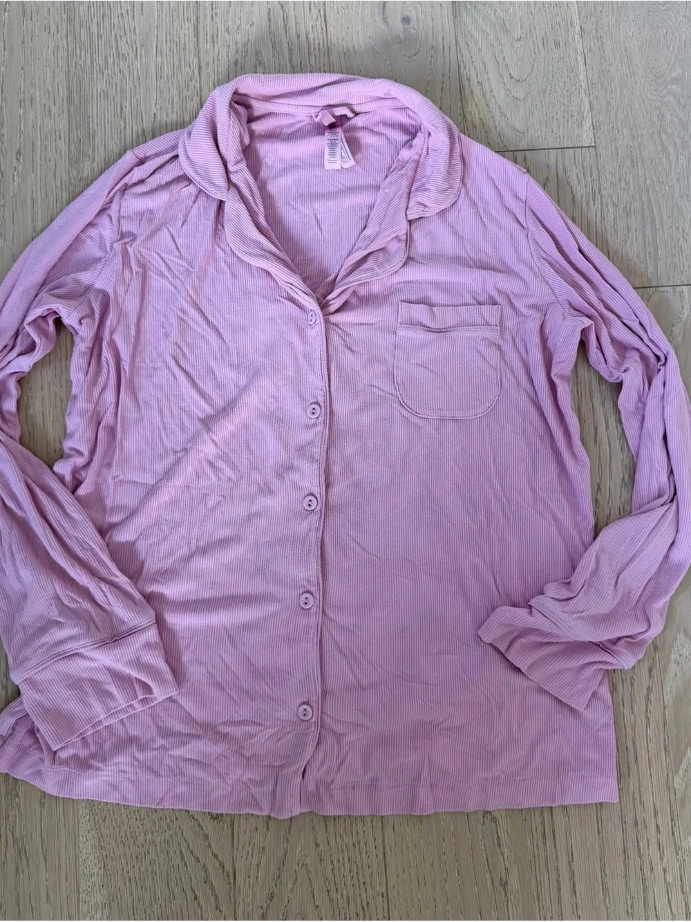 SKIMS Soft Lounge Pajamas Women’s Bubblegum Pink Long‑Sleeve Pajama Set Sz M